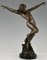 Carl Binder, Nu Bacchante Dansant Art Nouveau, 1905, Bronze 2