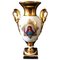 Baluster Vase in Paris Porcelain with Virgin Mary Motif 1