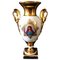 Vase Balustre en Porcelaine de Paris à Motif Vierge Marie 1