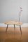 Tavolino da caffè in marmo con piedini in ottone, anni '50, Immagine 2