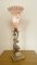 Italian Brass Dolphin Table Lamp with Murano Glass Lampshade, 1970s, Image 6