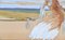 Marguerite Montaut, Aviones, Barcos y espectadores, 1909, Litografías, Enmarcado, Juego de 2, Imagen 5