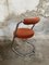 Mid-Century Modern Italian Chairs with Chrome by Giotto Stoppino, 1970s, Set of 4, Image 8