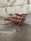 Mid-Century Modern Italian Chairs with Chrome by Giotto Stoppino, 1970s, Set of 4, Image 6