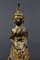 18th Century Thai Rattanakosin Lacquered and Gilded Bronze Buddha 10