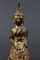 18th Century Thai Rattanakosin Lacquered and Gilded Bronze Buddha, Image 10