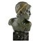 Constant Roux, Art Deco Bust of Young Achilles, 1920s, Bronze, Image 1