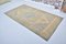 Vintage Turkish Tan & Blue Natural Pale Rug 3