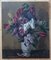 Alexis Louis Roche, Bouquet de Fleurs, tulipes, lilas et pivoines, Öl auf Leinwand 2