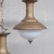 Brass & Opaline Large Pendant Lights, Set of 2 2