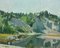 Paul Mathey, Paysage Rocheux, Oil on Canvas, Framed 1
