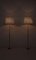 Lampade da terra in ottone di Hans Bergström per Asea, Svezia, anni '50, set di 2, Immagine 8