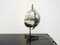 Metal Table Lamp with Triangular Glass Light on Tripod Stand, 1970s, Image 3