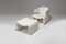 Djinn Armchair & Ottoman attributed to Olivier Mourgue for Airborne, 1960s, Set of 2 2