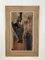 Charles Monnier, Retour de chasse au vase bleu, Oil on Canvas, Framed, Image 2