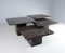 Coffee Table in Fossil Marble, 1970s, Set of 4 1