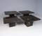Coffee Table in Fossil Marble, 1970s, Set of 4, Image 5