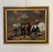 Josep Serra I, Santa Serranta Gitans en tenues de festivité, Oil on Wood, Framed 2