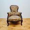Vintage Armlehnstuhl aus Nussholz, 1800 1