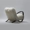 Czechoslovakian H-269 Lounge Chairs in Tibetan Sheepskin by Jindřich Halabala for Up Závody, 1930s, Set of 2 6