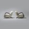 Czechoslovakian H-269 Lounge Chairs in Tibetan Sheepskin by Jindřich Halabala for Up Závody, 1930s, Set of 2, Image 10