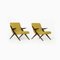 Czechoslovakian Lounge Chairs by Uluv Reupholstered in Kvadrat Hallingdal, 1960s, Set of 2 1