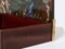 Caja de caoba pintada atribuida a Piero Fornasetti, años 50, Imagen 2