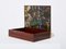 Caja de caoba pintada atribuida a Piero Fornasetti, años 50, Imagen 9