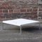 Large Aluminum and White Marble Coffee Table by Georges Ciancimino for Mobilier International, Italy, 1970s 1