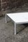 Grande Table Basse en Aluminium et Marbre Blanc par Georges Ciancimino pour Mobilier International, Italie, 1970s 6