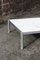 Large Aluminum and White Marble Coffee Table by Georges Ciancimino for Mobilier International, Italy, 1970s 6