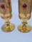 Carafe and Gold Coated Glasses, 1950s, Set of 12, Image 11