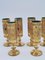 Carafe and Gold Coated Glasses, 1950s, Set of 12, Image 17