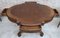French Walnut Game Table, 1950s, Image 2