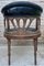 French Dining Armchairs in Leather and Walnut, 1950s, Set of 4 10