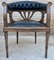 French Dining Armchairs in Leather and Walnut, 1950s, Set of 4, Image 5