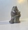 Glazed Stoneware Monkey by Knud Kyhn for Royal Copenhagen, 1950s 5