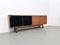 Credenza grande in teak e laminato nero di Elam, Italia, anni '60, Immagine 2