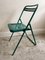 French Garden Patio Chairs in Green Metal, 1950s, Set of 6 9