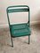 French Garden Patio Chairs in Green Metal, 1950s, Set of 6 6