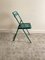 French Garden Patio Chairs in Green Metal, 1950s, Set of 6 5