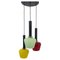 Mid-Century Italian Modern Colourful Cascade Pendant Light, 1970s, Image 1