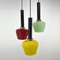 Mid-Century Italian Modern Colourful Cascade Pendant Light, 1970s, Image 4