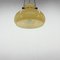 Glass & Brass Pendant Light, 1950s 6