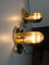 Cubistic Brass Wall Lamps, 1920s, Set of 2, Image 5