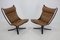 Falcon Lounge Chairs in Leather by Sigurd Ressell for Vatne Møbler, Norway, 1970s, Set of 2 4