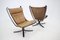 Falcon Lounge Chairs in Leather by Sigurd Ressell for Vatne Møbler, Norway, 1970s, Set of 2 10