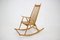Beech Rocking Chair by Varjonen Puunjalostus for Uusikylä, Finland, 1960s 5