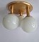 Mid-Century Flush Mounts or Wall Lamps from Kaiser Idell / Kaiser Leuchten, Germany, 1970s, Set of 2 15