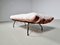 Banc Ottoman Blanc Os en Bois et Tissu Imbuia par Martin Eisler & Carlo Hauner, 1950s 4